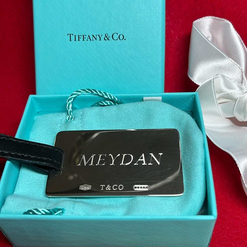 Tiffany Luggage Traveler Tag